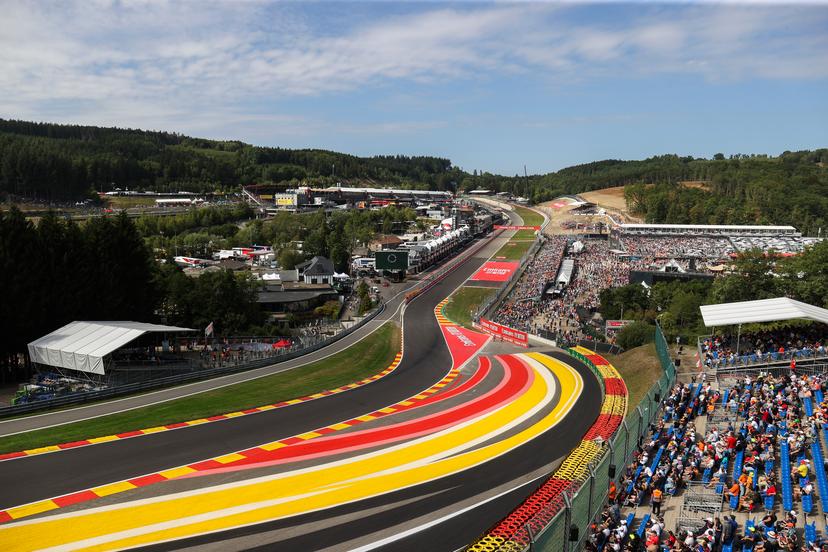 Illustration picture shows the Eau Rouge / Raidillon part of the circuit before the F1 Grand Prix of Belgium auto race, in Spa-Francorchamps, Sunday 28 August 2022. The Spa-Francorchamps Formula One Grand Prix takes place this weekend, from August 26th to August 28th. BELGA PHOTO VIRGINIE LEFOUR