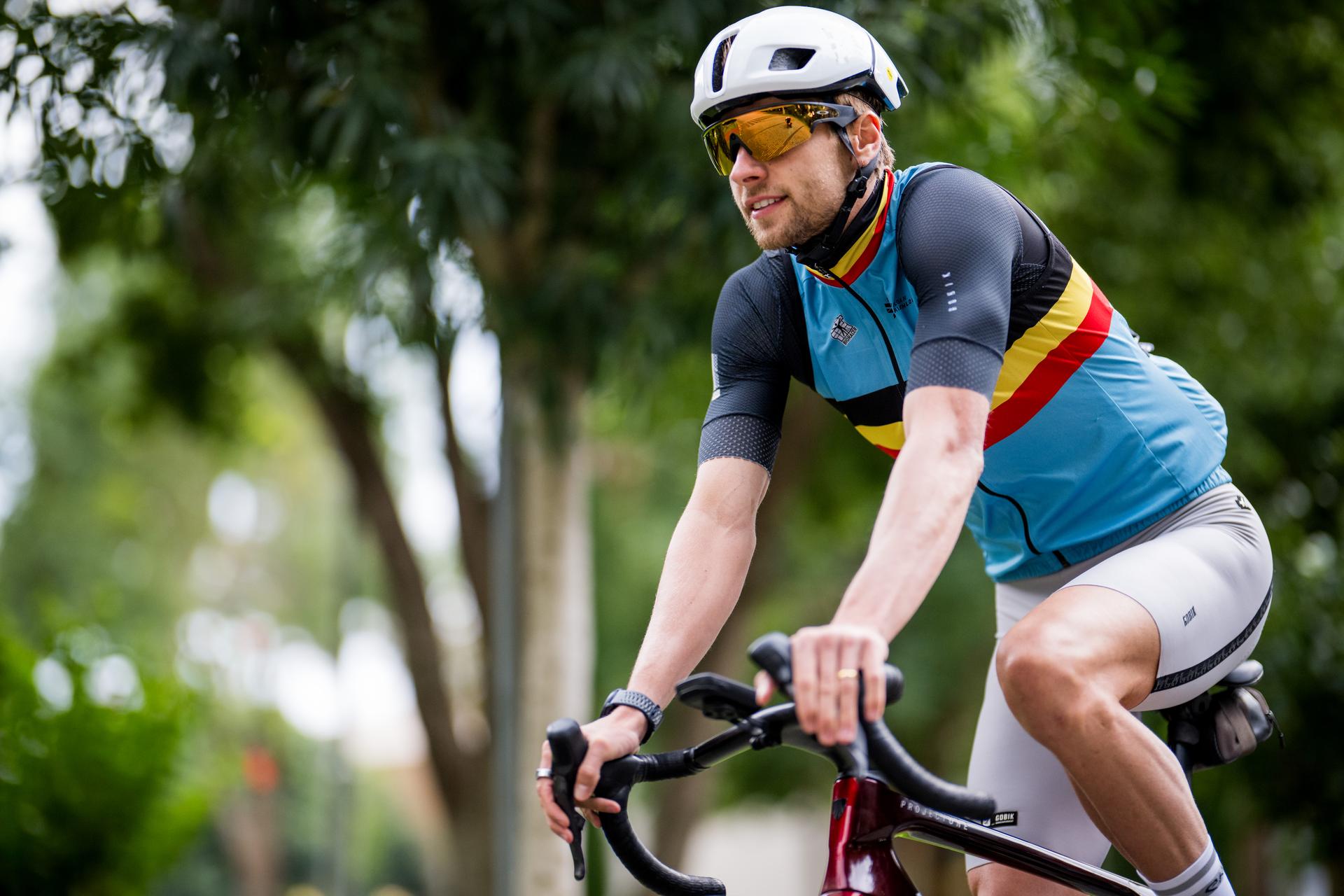 Athlete Arnaud Mengal pictured during the annual winter training camp of Team Belgium organized by the BOIC-COIB Belgian Olympic Committee, in Belek, Turkey, Monday 24 November 2025. The camp takes place from 19 to 26 November and focuses on the initial preparations for the 2028 Olympic Games in Los Angeles. BELGA PHOTO JASPER JACOBS