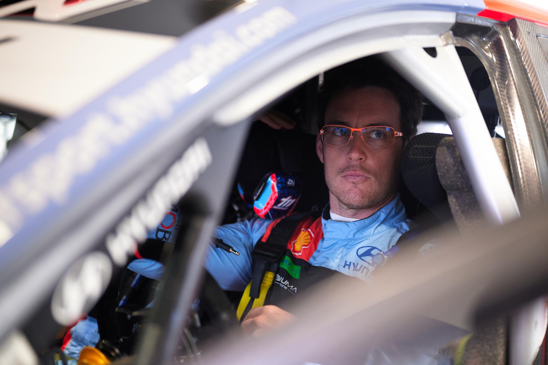 ATTENTION EDITORS - HAND OUT PICTURES - EDITORIAL USE ONLY - MANDATORY CREDIT 'Vincent Thuillier - Hyundai Motorsport'  This handout picture, distributed by Eric Dupain, shows Thierry Neuville during the shakedown stage of the Rally of Croatia, stage 3 of the WRC, in Rijeka, Croatia, on Thursday 09 April 2026.  PHOTO HANDOUT Vincent Thuillier - HYUNDAI MOTORSPORT  *** Belga and Belga Editorial Board decline all responsibility regarding the content of this picture. ***