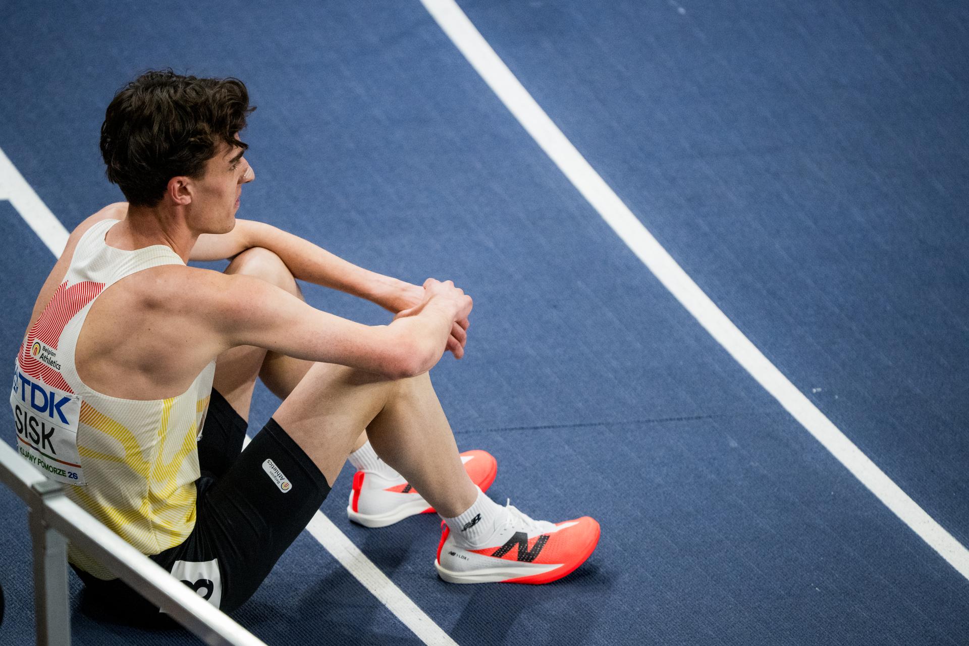 Belgian Pieter Sisk pictured after the first day of the World Athletics Indoor Championship in Torun, Poland on Friday 20 March 2026. The championships take place from 20 to 22 March. BELGA PHOTO JASPER JACOBS