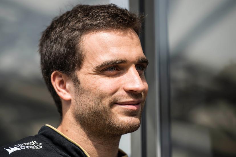 20130822 - SPA, BELGIUM: Belgian Test driver Jerome d'Ambrosio of Lotus pictured during preparations ahead of the Grand Prix F1 of Belgium, in Spa-Francorchamps, Thursday 22 August 2013. The Spa-Francorchamps Formula One Grand Prix takes place this weekend, from 23 August to 25 August. BELGA PHOTO NICOLAS LAMBERT