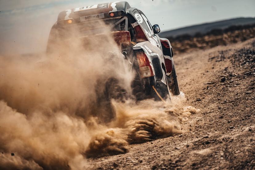 ATTENTION EDITORS - HAND OUT PICTURES - EDITORIAL USE ONLY - MANDATORY CREDIT:  'ALESSIO CORRADINI'   Hand out picture released on Wednesday 09 April 2025 by Eric Dupain shows Belgian Pascal Feryn during stage five of the Morocco Desert Challenge rally rally race, on Wednesday 09 April 2025.  *** Belga and Belga Editorial Board decline all responsibility regarding the content of this picture. *** PHOTO HAND OUT ALESSIO CORRADINI