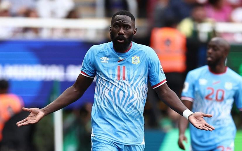 DR Congo's defender #11 Arthur Masuaku gestures during the 2026 FIFA World Cup qualifiers final playoff football match between the Democratic Republic of the Congo and Jamaica at the Akron Stadium in Zapopan, Jalisco state, Mexico, on March 31, 2026.  Ulises Ruiz / AFP