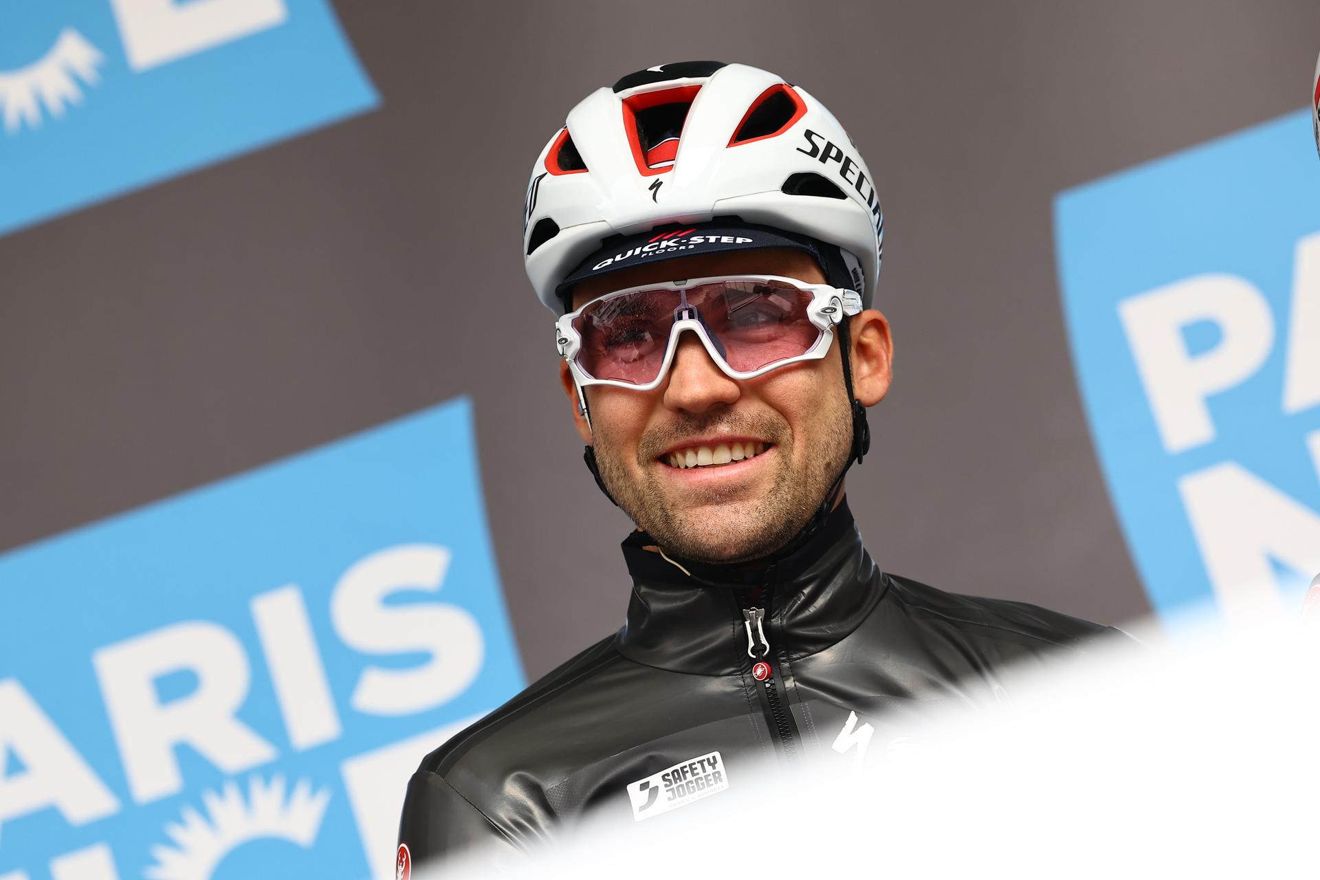 German Maximilian Max Schachmann of Soudal Quick-Step pictured at the start of stage four of the 83th edition of the Paris-Nice cycling race, 163,4km from Vichy to La Loge des Gardes, France, Wednesday 12 March 2025. BELGA PHOTO DAVID PINTENS