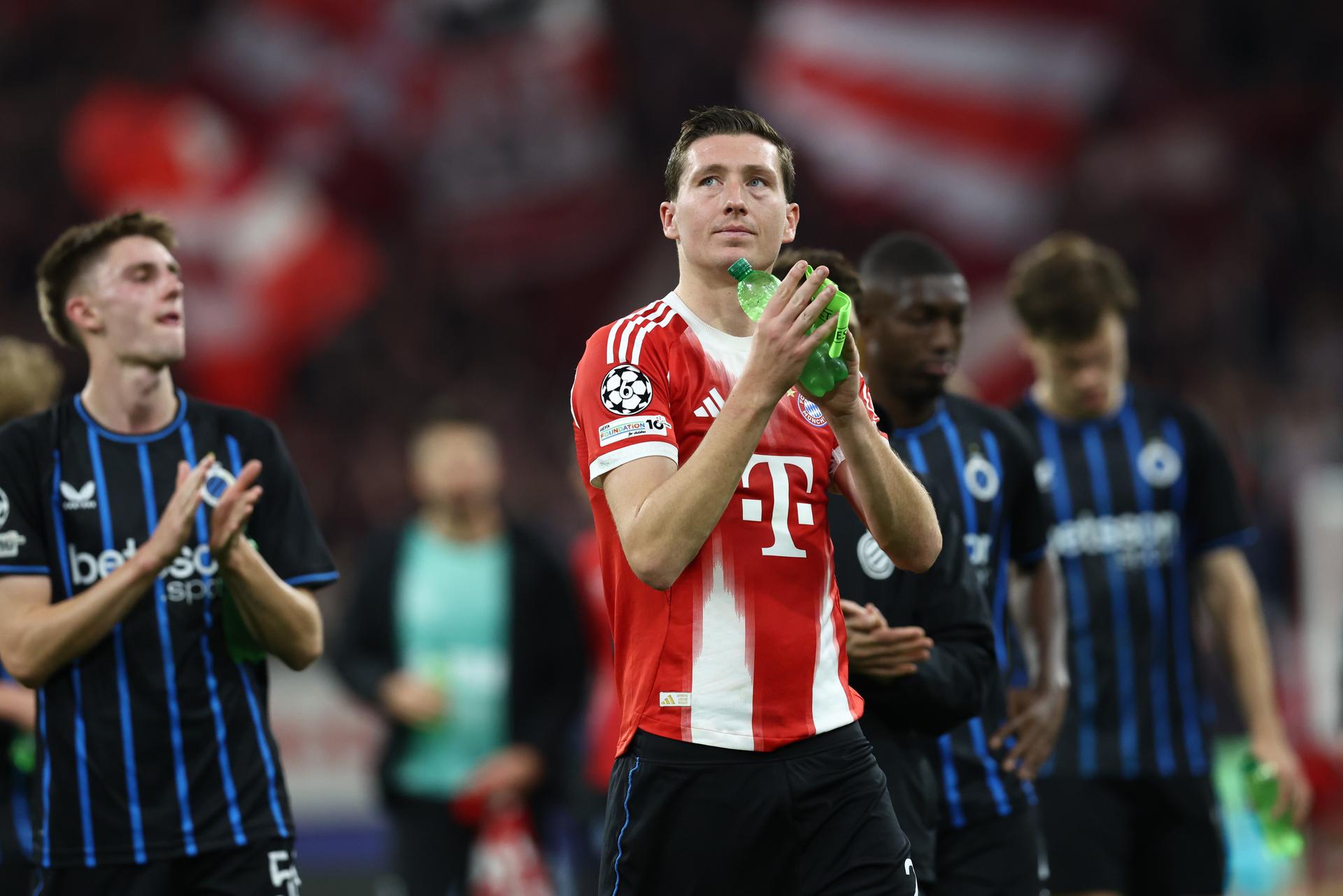 Club's Hans Vanaken pictured after a game between German club FC Bayern Munchen and Belgian soccer team Club Brugge, on Wednesday 22 October 2025 in Munich, Germany, on day three of the League phase of the UEFA Champions League tournament. BELGA PHOTO BRUNO FAHY