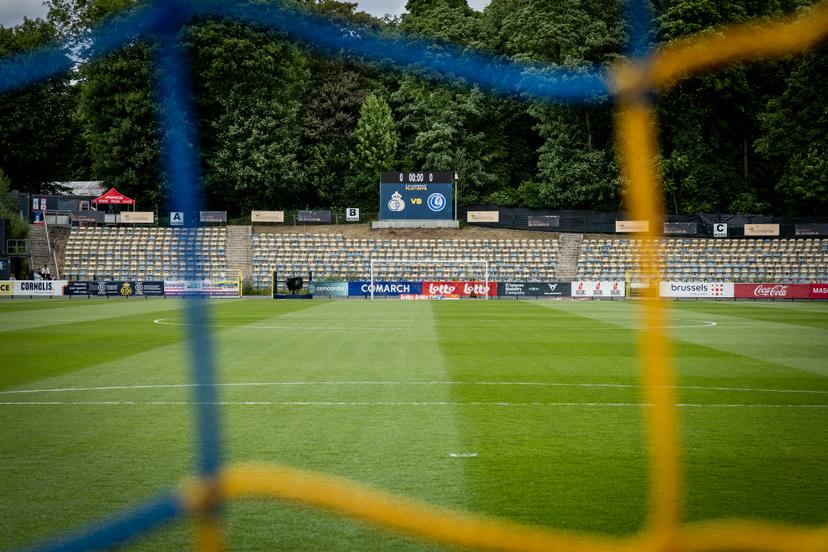 illustration picture shows the stadion pictured before a soccer match between Royale Union Saint-Gilloise and KAA Gent, Sunday 25 May 2025 in Brussels, on day 10 (out of 10) of the Champions' Play-offs of the 2024-2025 'Jupiler Pro League' first division of the Belgian championship. BELGA PHOTO DAVID PINTENS