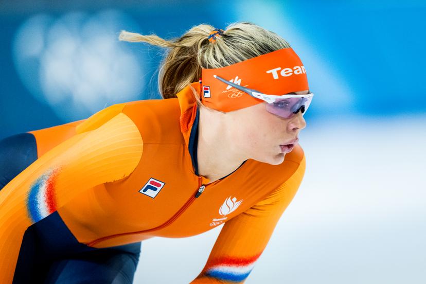 Dutch Jutta Leerdam pictured in action during a training session in preparation of the Milano Cortina 2026 Olympic Winter Games, on Tuesday 03 February 2026 in Milan, Italy. The Winter Olympics take place from 6 to 22 February 2026 in Italy. BELGA PHOTO JASPER JACOBS