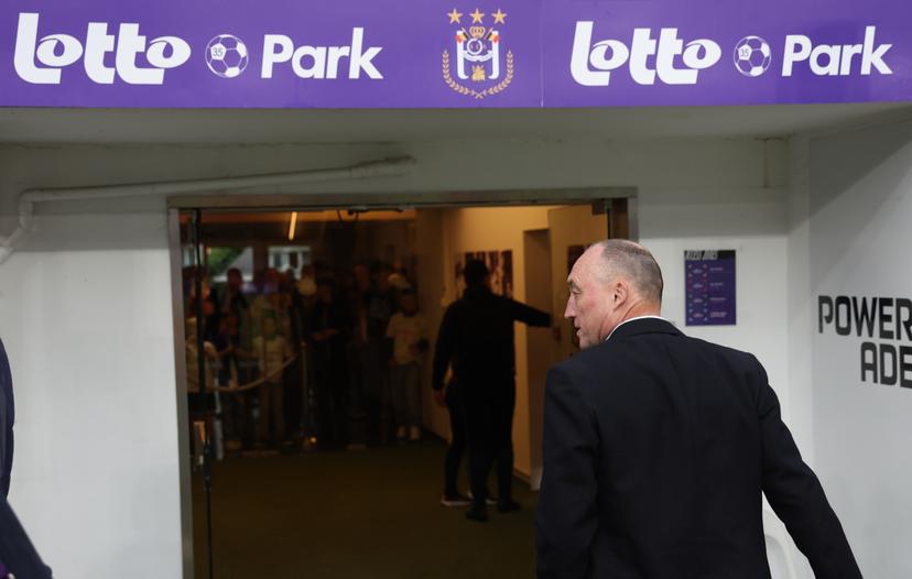 Anderlecht's chairman Wouter Vandenhaute pictured after a soccer match between RSC Anderlecht and Royal Antwerp FC, Sunday 20 April 2025 in Brussels, on day 4 (out of 10) of the Champions' Play-offs of the 2024-2025 'Jupiler Pro League' first division of the Belgian championship. BELGA PHOTO VIRGINIE LEFOUR