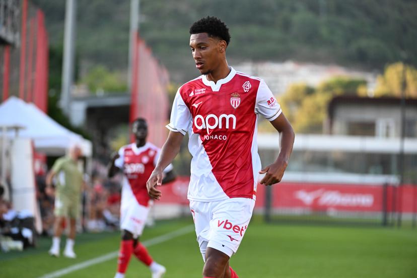 Edan DIOP of Monaco during the friendly match between Monaco and Bruges at Stade Louis II on July 11, 2025 in Monaco, Monaco. (Photo by Pascal Della Zuana/Icon Sport) BELGIUM ONLY