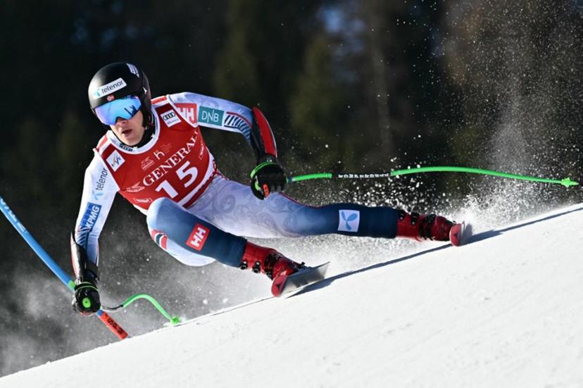 Norway's Fredrik Moller competes in the Men's Super G event of the FIS Alpine Ski World Cup in Kitzbuehel, Austria, on January 23, 2026.  Joe Klamar / AFP