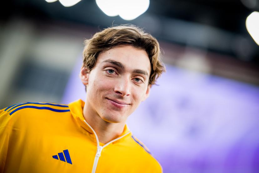 Swedish pole vaulter Armand Mondo Duplantis is seen at a press conference prior to the the World Athletics Indoor Championships, in Nanjing, China, Thursday 20 March 2025. The championships take place from 21 to 23 March. BELGA PHOTO JASPER JACOBS