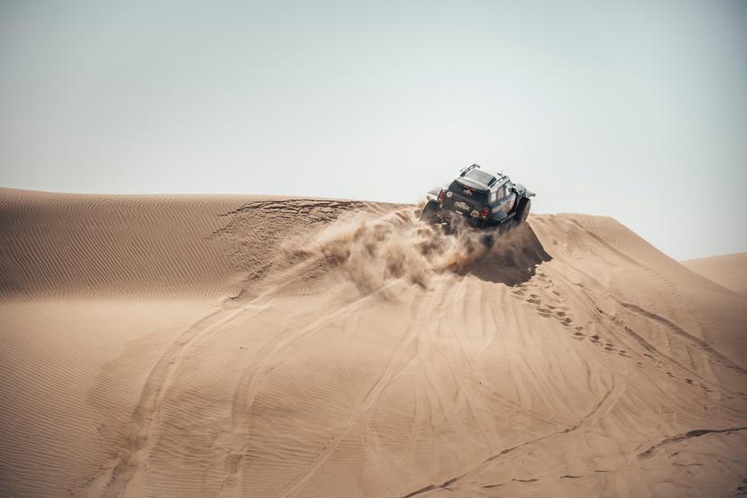 ATTENTION EDITORS - HAND OUT PICTURES - EDITORIAL USE ONLY - MANDATORY CREDIT: 'ALESSIO CORRADINI'  Hand out pictures released by Eric Dupain shows  Chris Femont en Greg Dockx during stage 8 of the 2026 Africa Eco Race rally race in Ouad Naga, Mauritania, on Wednesday 04 February 2026.  *** Belga and Belga Editorial Board decline all responsibility regarding the content of this picture. *** PHOTO HAND OUT - ALESSIO CORRADINI