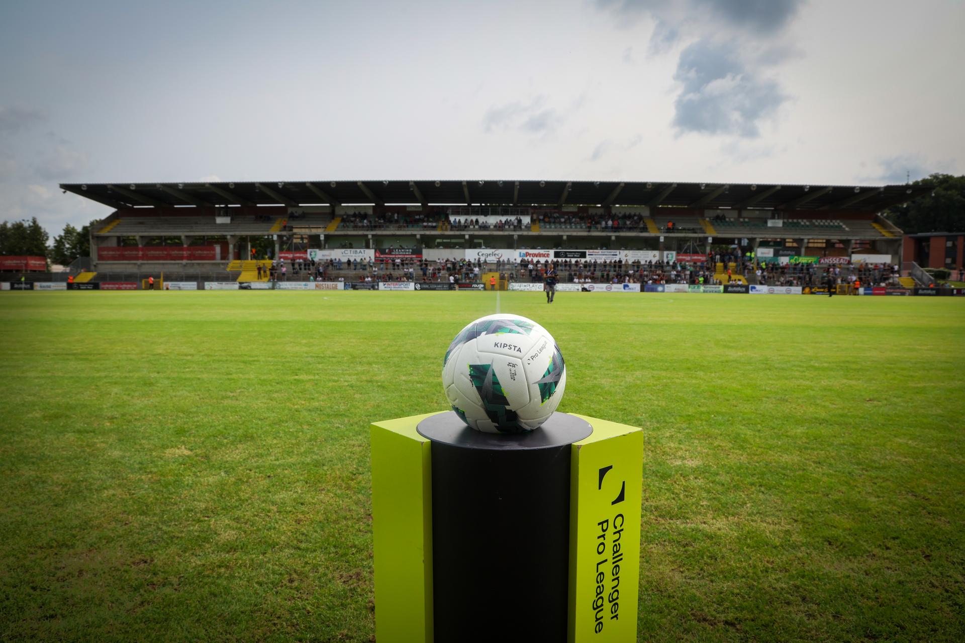 Illustration picture taken during a soccer match between Royal Francs Borains and RAAL La Louviere, in Boussu, on the first day of the 2023-2024 'Challenger Pro League' 1B second division of the Belgian championship, Sunday 18 August 2024. BELGA PHOTO VIRGINIE LEFOUR