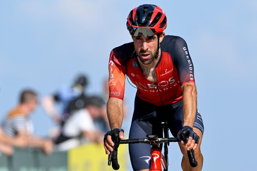Spanish Jonathan Castroviejo of Ineos Grenadiers pictured during stage 9 of the Tour de France cycling race, a 182,4 km race from Saint-Leonard-de-Noblat to Puy de Dome, France, Sunday 09 July 2023. This year's Tour de France takes place from 01 to 23 July 2023. BELGA PHOTO DIRK WAEM