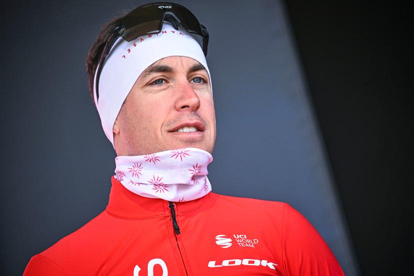 Belgian Jelle Wallays of Cofidis pictured at the start of the Kuurne-Brussels-Kuurne one day cycling race, 193 km from Kuurne to Kuurne via Brussels, Saturday 25 February 2023. BELGA PHOTO JASPER JACOBS