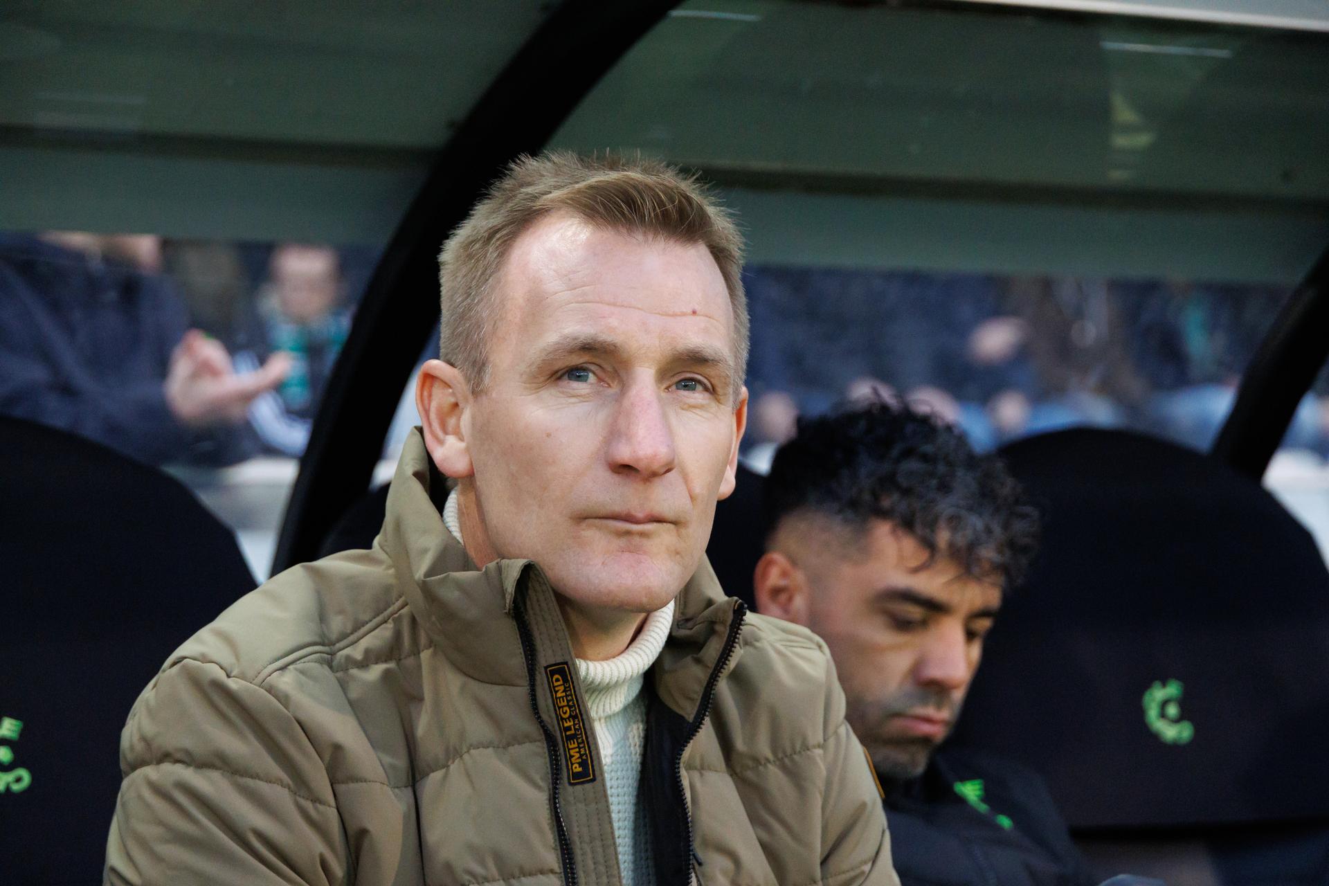 Cercle's head coach Jimmy De Wulf pictured ahead of a soccer match between Cercle Brugge and Royale Union SG, Sunday 08 December 2024 in Brugge, on day 17 of the 2024-2025 season of the 'Jupiler Pro League' first division of the Belgian championship. BELGA PHOTO KURT DESPLENTER