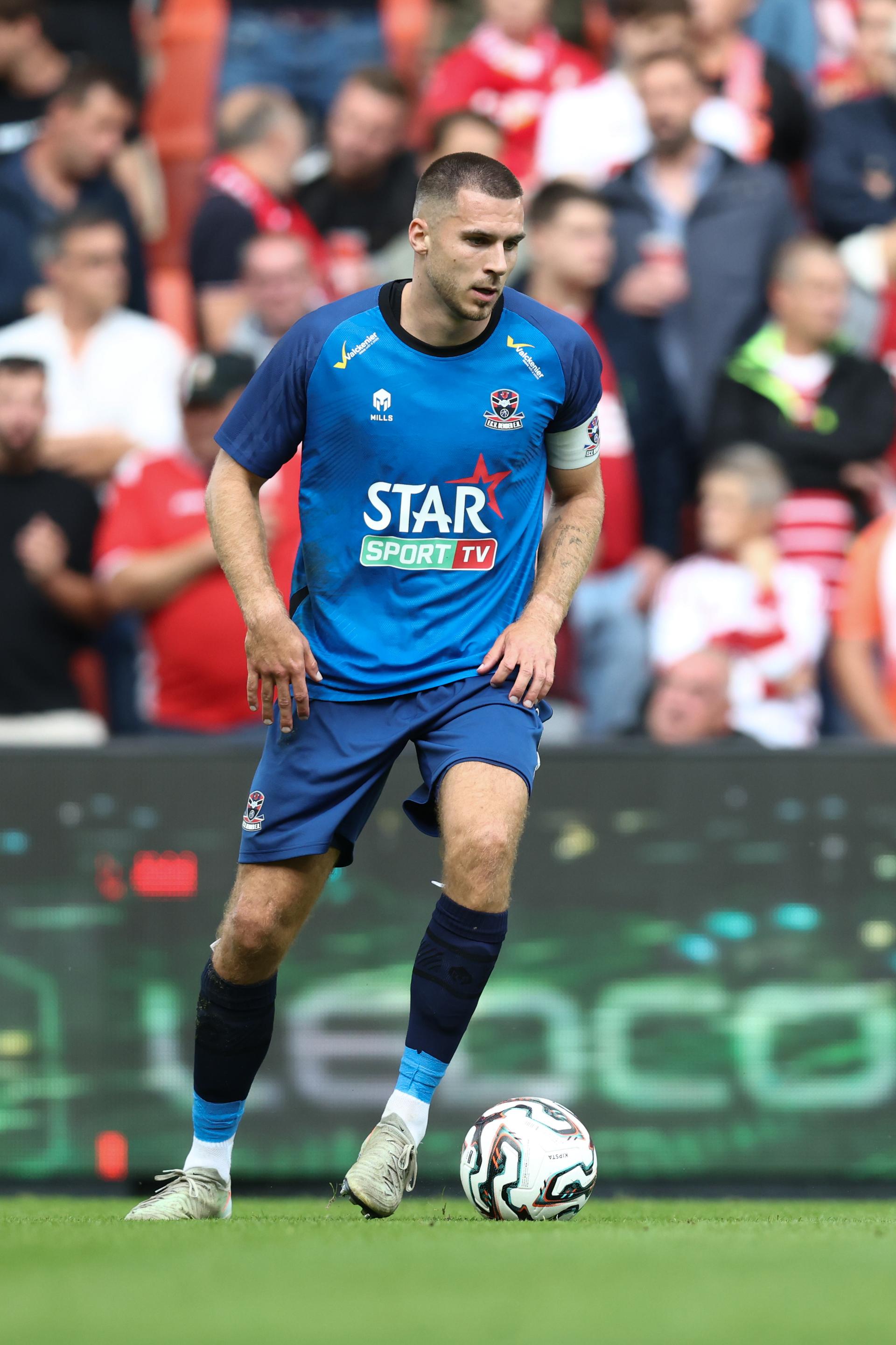 Dender's Joedrick Pupe pictured in action during a soccer match between Standard de Liege and FCV Dender EH, Saturday 02 August 2025 in Liege, on day 2 of the 2025-2026 'Jupiler Pro League' first division of the Belgian championship. BELGA PHOTO BRUNO FAHY