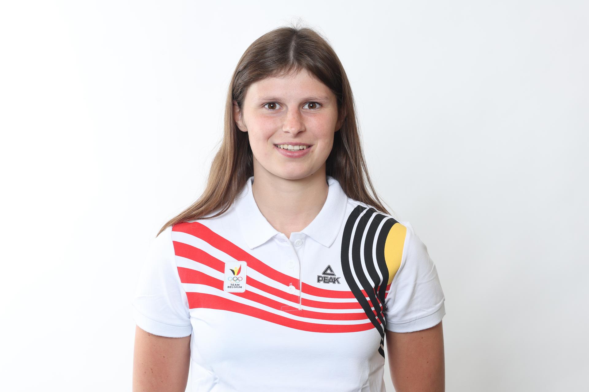 Valerie Vossen pictured during a photoshoot for the Belgian Olympic Committee BOIC - COIB ahead of the Paris 2024 Olympic Games, in Brussels, Thursday 11 July 2024. BELGA PHOTO VIRGINIE LEFOUR