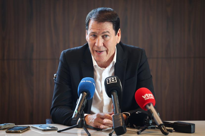 Belgium's head coach Rudi Garcia pictured during a press moment with an analysis of the World Cup qualification campaign and a discussion on the upcoming tournament, on Thursday 18 December 2025 in Tubize. Belgian national soccer team the Red Devils will play in group G. BELGA PHOTO VIRGINIE LEFOUR