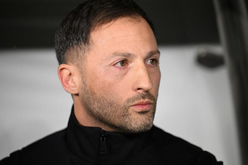 Fenerbahce's Italian head coach Domenico Tedesco looks on prior to the Europa League 1st round day 7 football match between Fenerbahce and Aston Villa at Sukru Saracoglu Stadium in Istanbul on January 22, 2026.  Ozan KOSE / AFP
