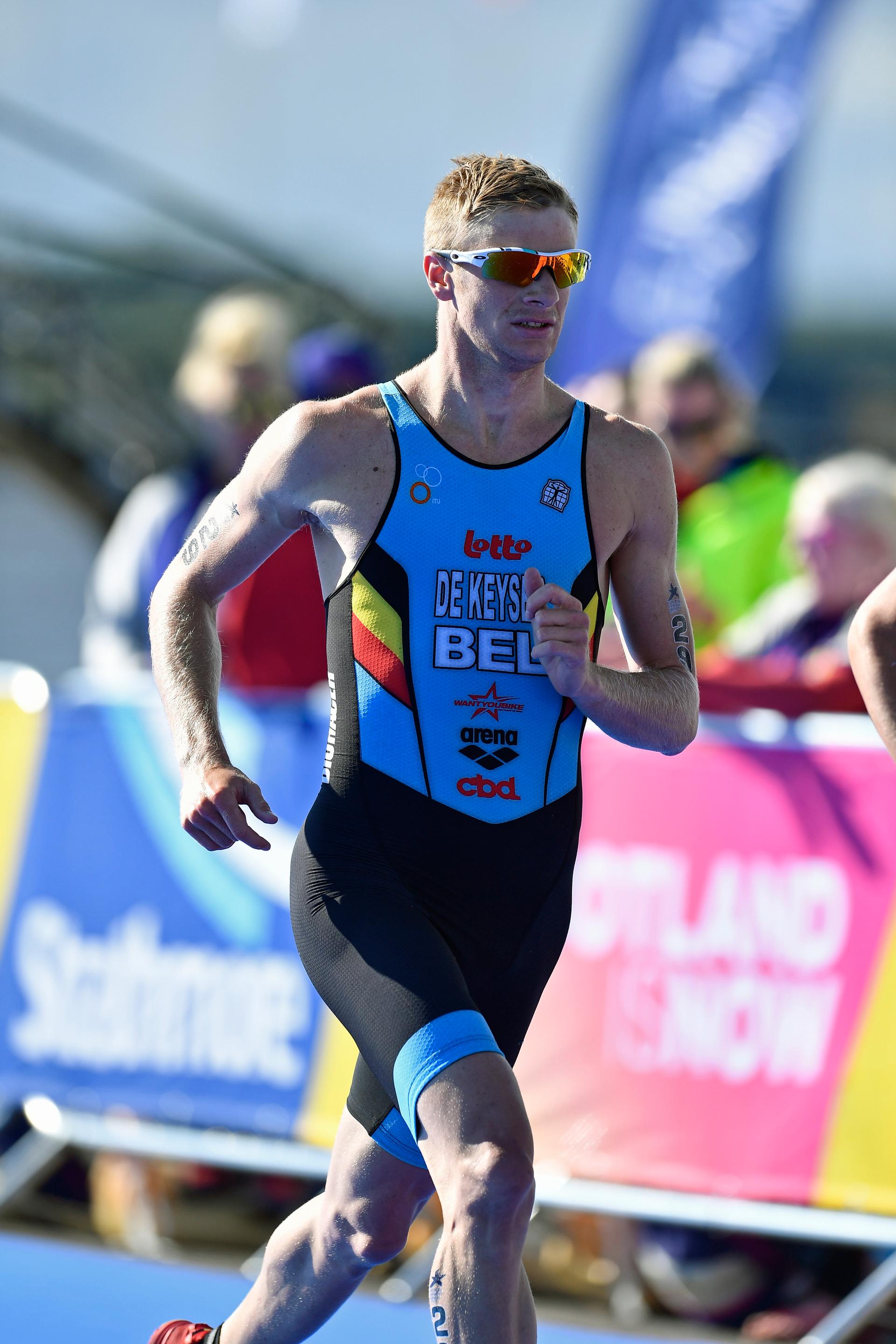 Belgian triathlete Christophe De Keyser pictured in action during the qualifications for the Senior Men's Team Final and Individual Apparatus artistic gymnastics event at the European Championships, in Glasgow, Scotland, Thursday 09 August 2018. European championships of several sports will be held in Glasgow from 03 to 12 August. BELGA PHOTO ERIC LALMAND