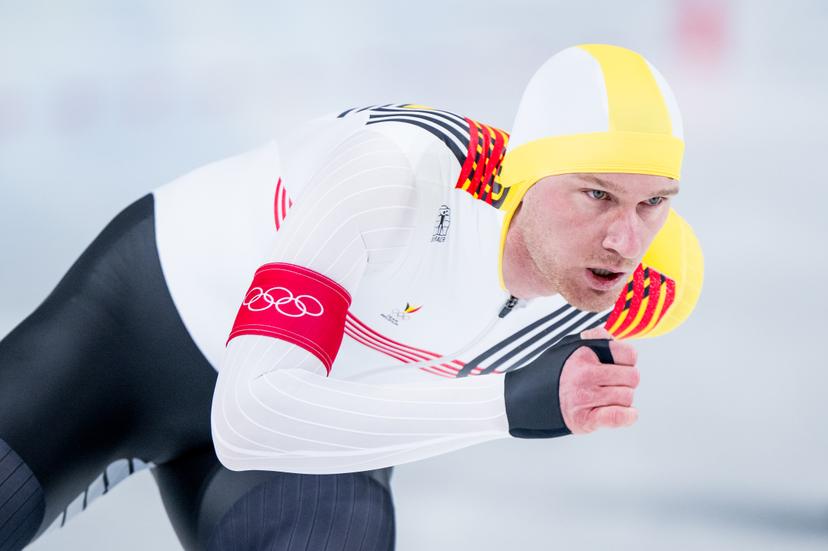 Belgian speed skater Mathias Voste pictured in action during the Men 1000m final in the Short Track Speed Skating competition at the Milano Cortina 2026 Olympic Winter Games, on Wednesday 11 February 2026 in Milan, Italy. The XXV Winter Olympics take place from 6 to 22 February 2026 in Italy. BELGA PHOTO JASPER JACOBS
