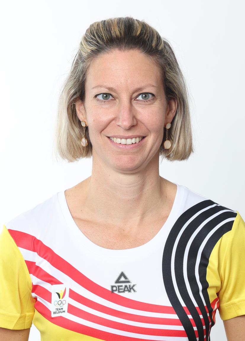 out of delegation Sofie Debaere pictured during a photoshoot for the Belgian Olympic Committee BOIC - COIB ahead of the Paris 2024 Olympic Games, in Brussels, Monday 08 July 2024. BELGA PHOTO VIRGINIE LEFOUR