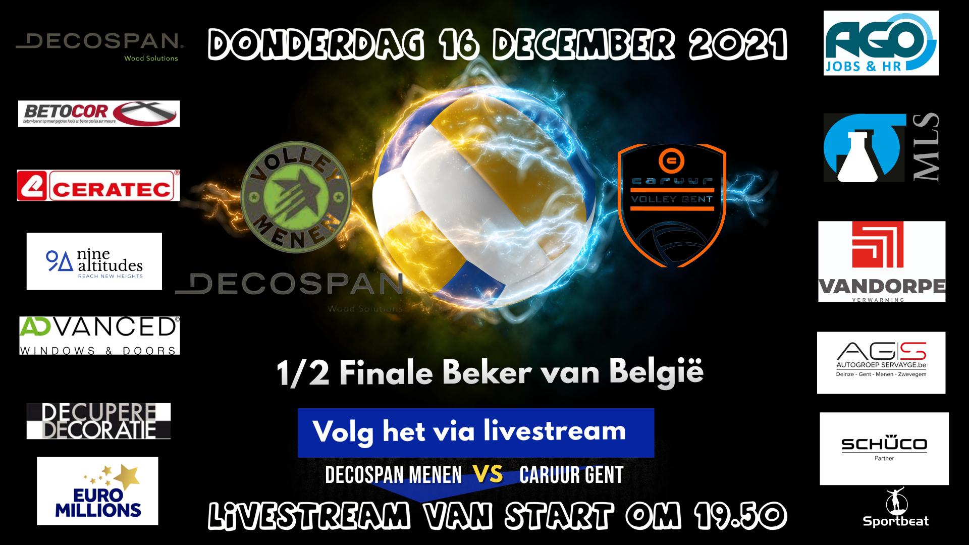 De hoogtepunten uit Decospan Menen vs Caruur Gent BVB