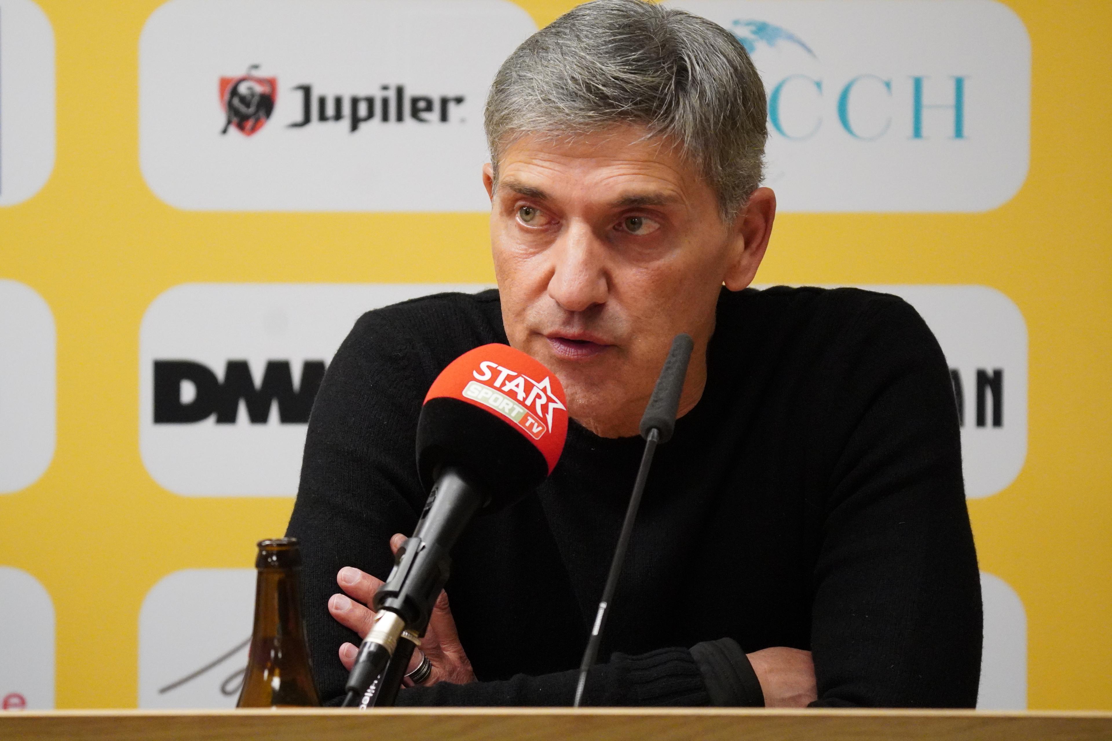 Felice Mazzu STVV na verlies vs KV Kortrijk