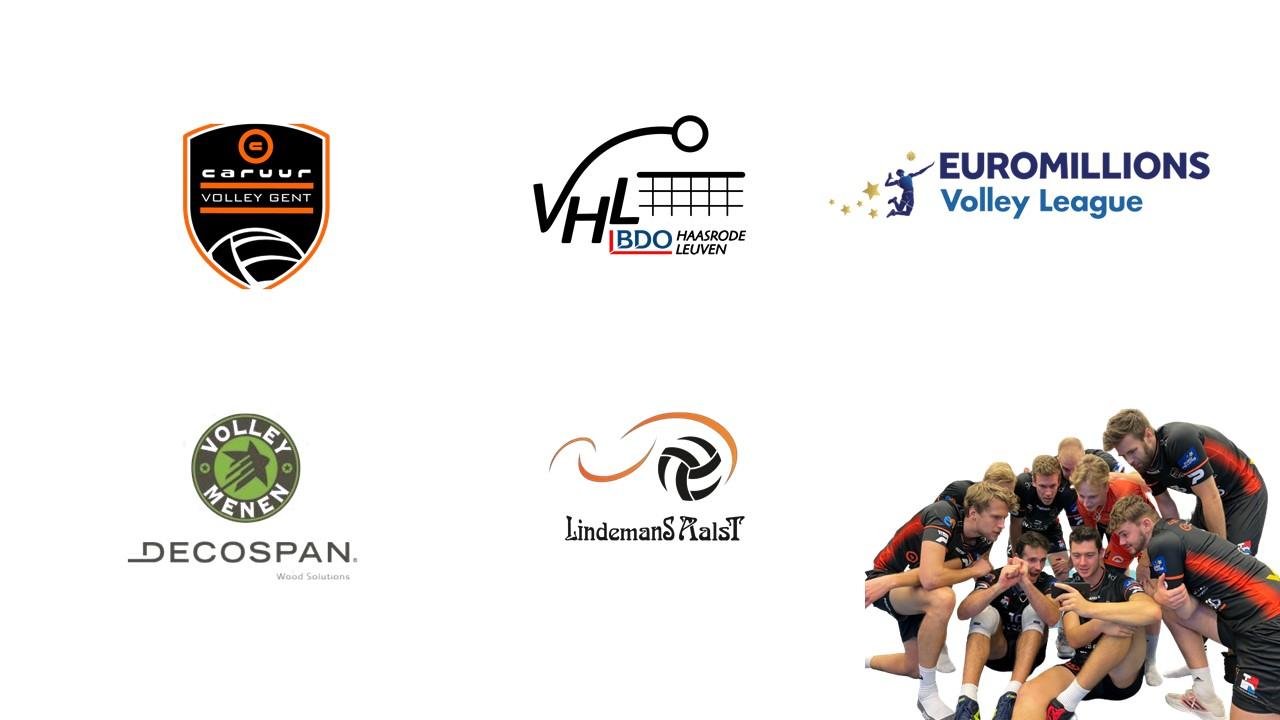 Halve finalisten in het Volleybal....