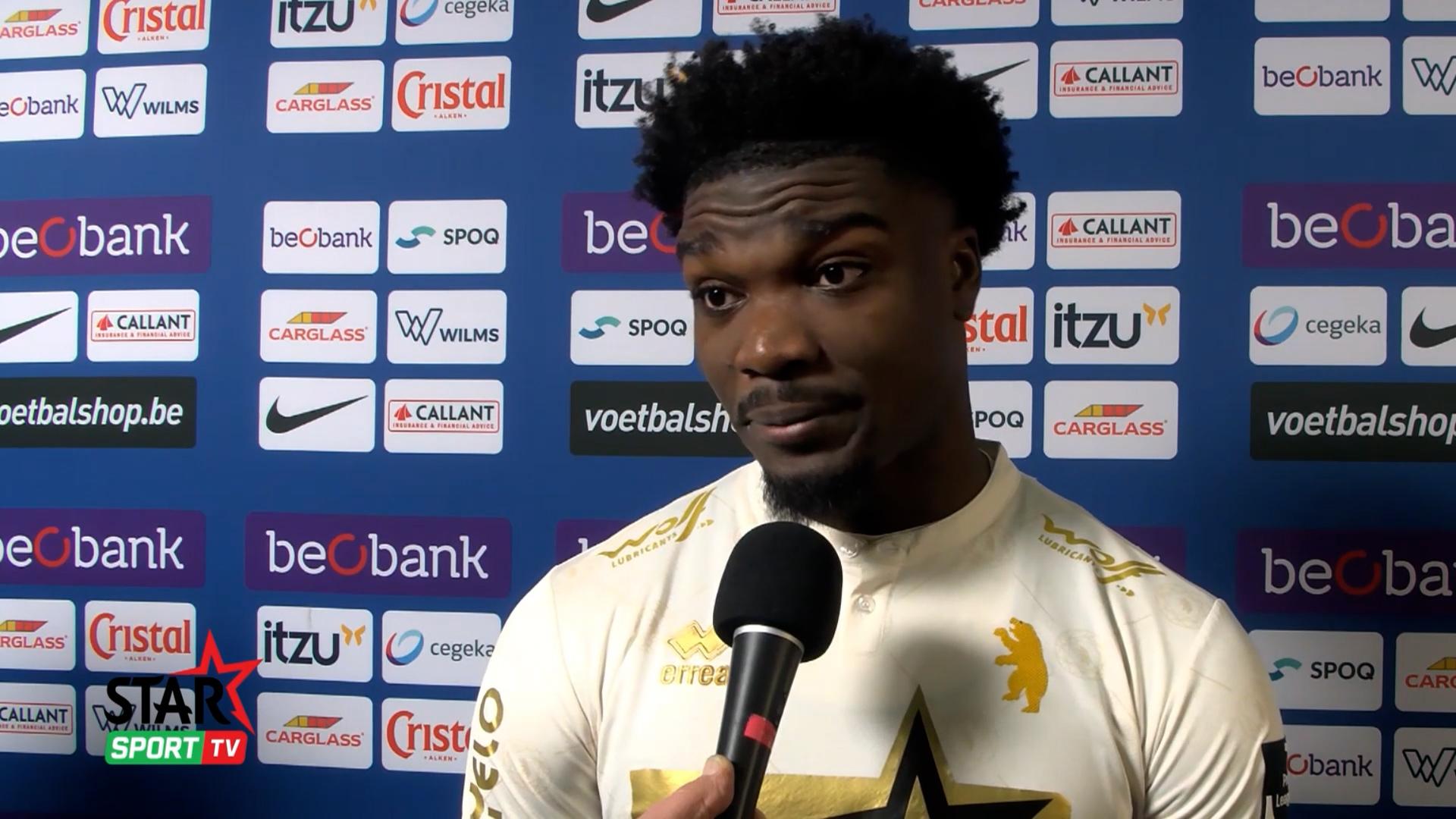 Reactie Loïc Mbe Soh Beerschot na 1-0 verlies op KRC Genk