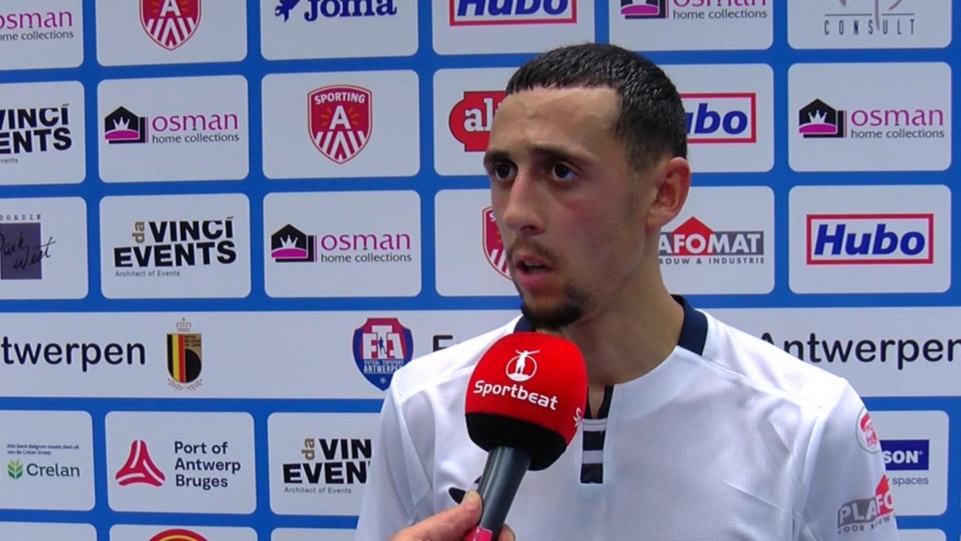 Reactie Zakaria FT Antwerpen na 5-3 winst vs FC Eindhoven