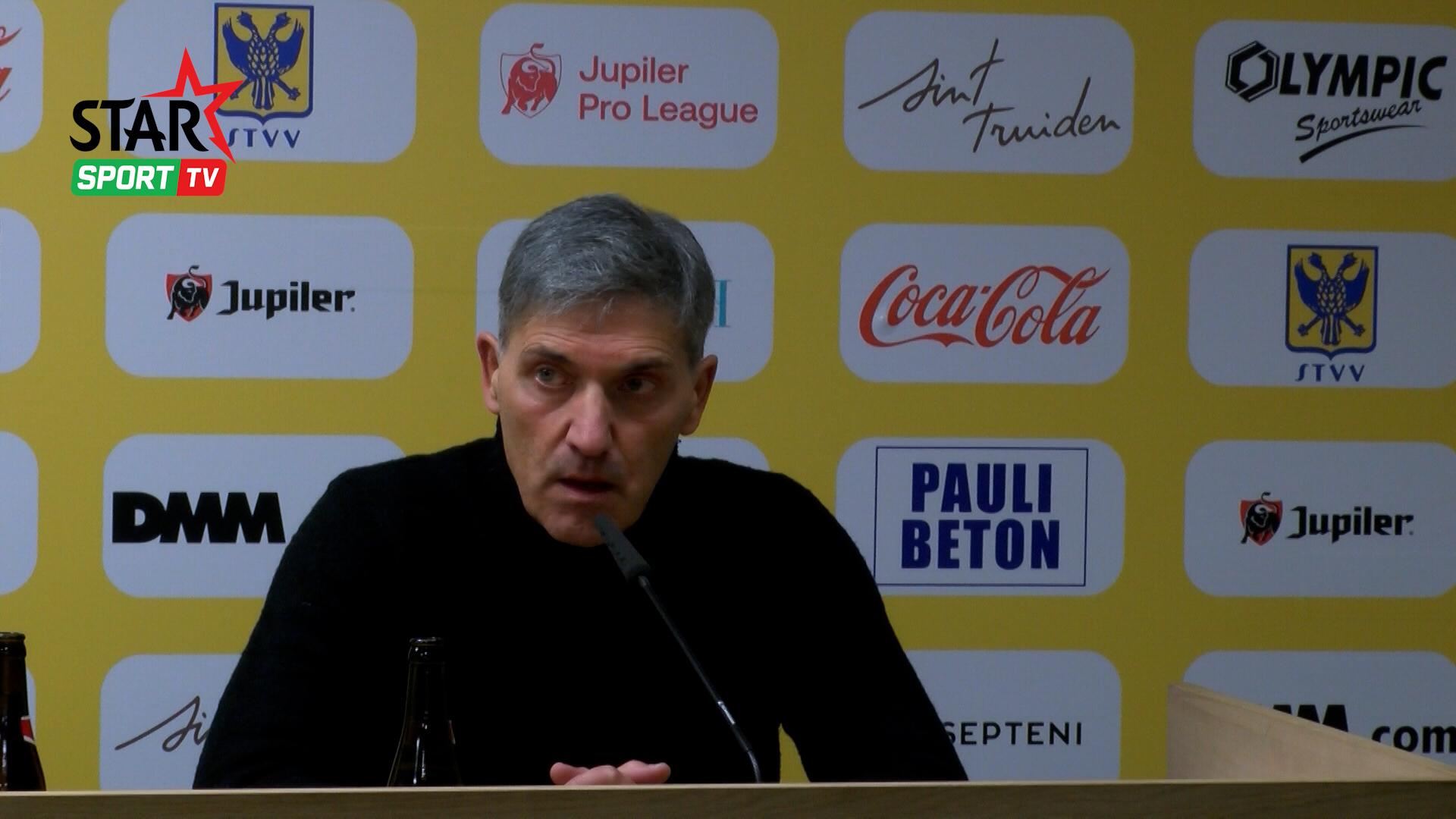 Reactie  coach Mazzu STVV na 1-2 verlies vs Standard