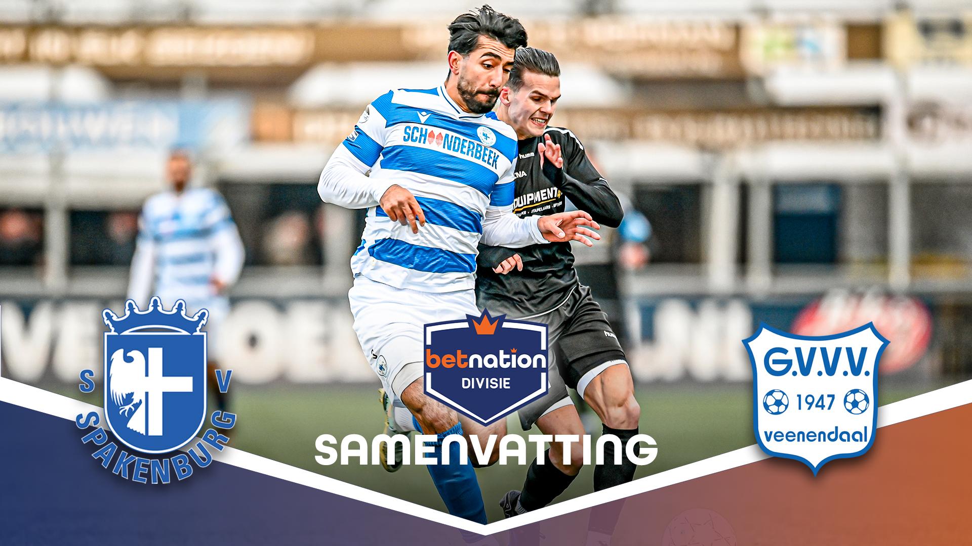 Spakenburg DENDERT door in de Betnation Divisie
