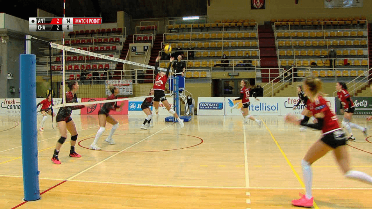 Verslag Antwerp Volley vs Modal Charleroi