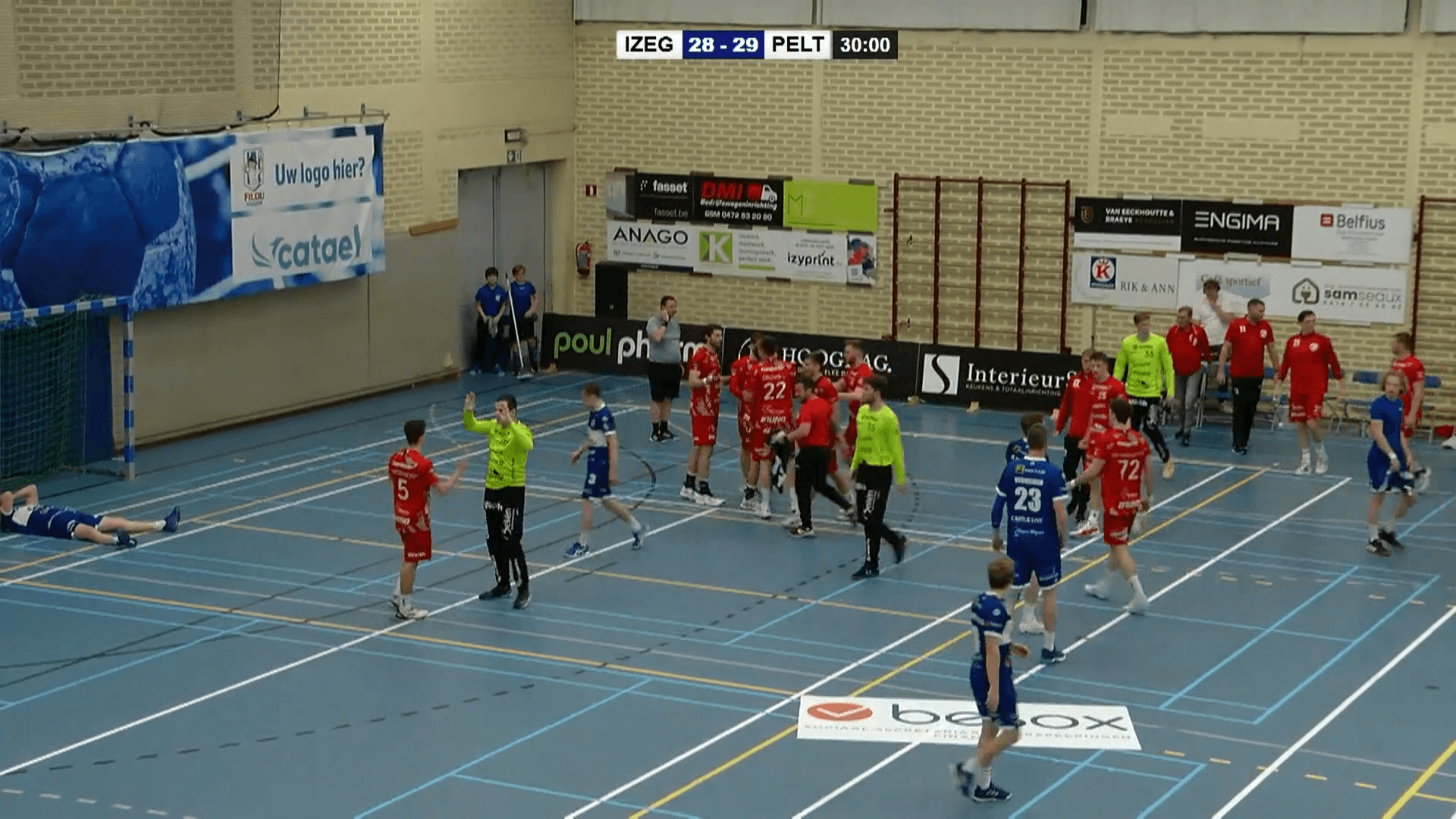 Verslag Filou Izegem vs Sporting Pelt