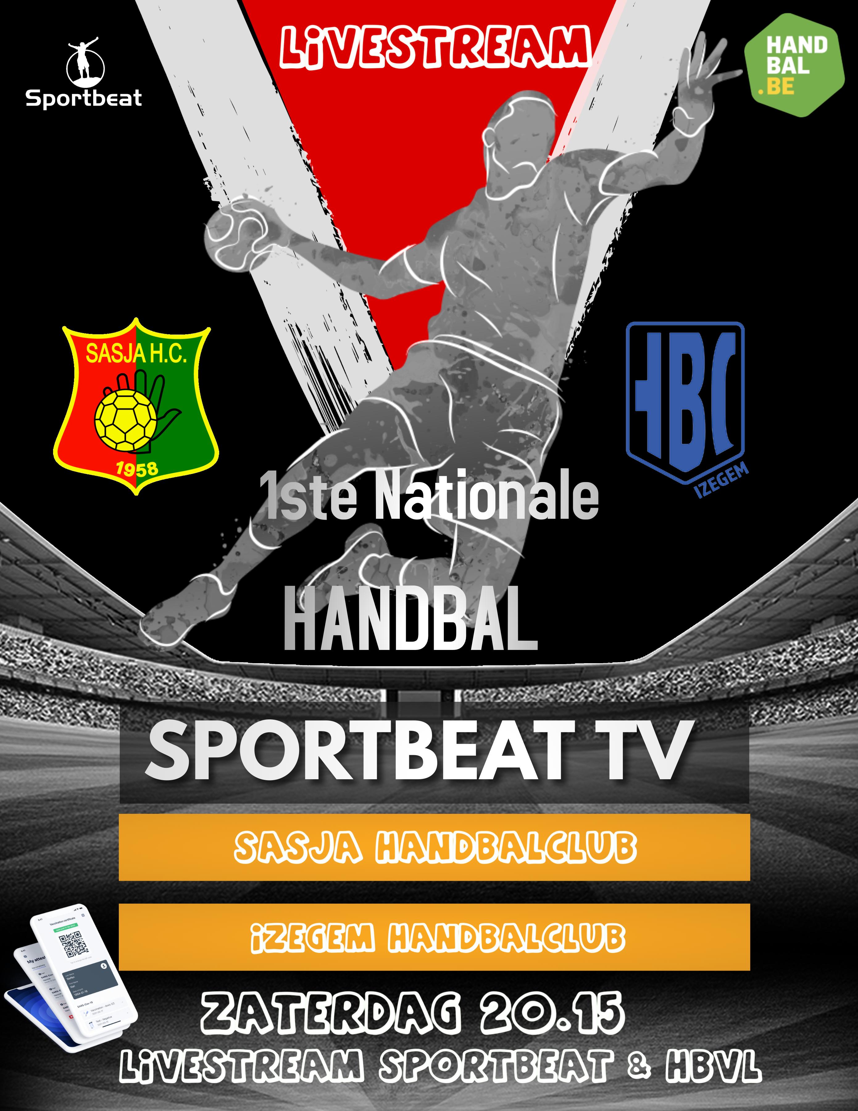 Verslag Sasja vs Izegem van afgelopen speeldag