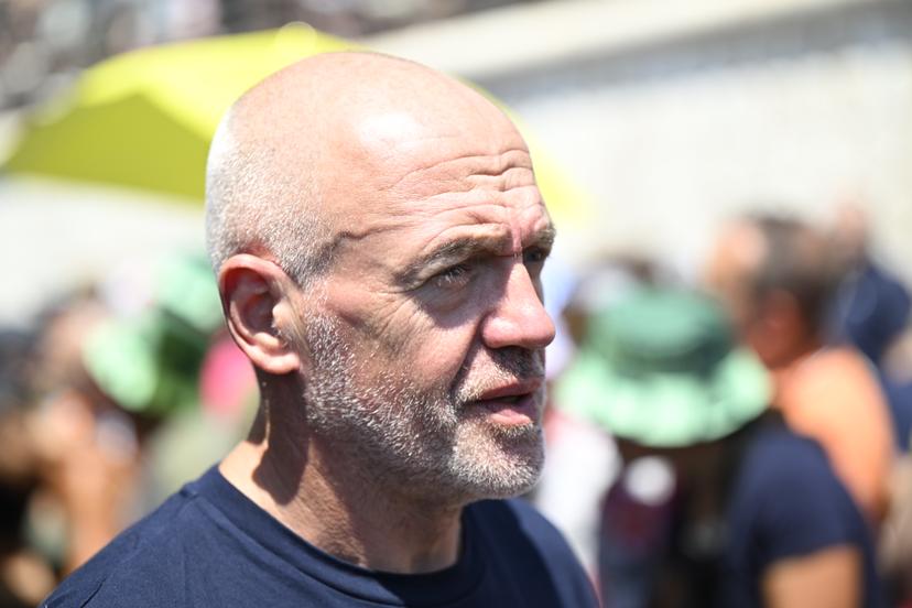 Soudal Quick-Step sports director and trainer Tom Steels pictured at the start of stage 20 of the 2024 Tour de France cycling race, from Nice to Col de la Couillole (132,8 km), in France, on . The 111th edition of the Tour de France starts on Saturday 29 June and will finish in Nice, France on 21 July.  BELGA PHOTO TOM GOYVAERTS