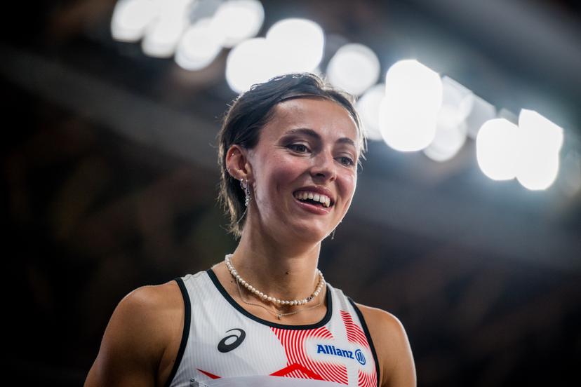 Belgian Rani Rosius pictured after the 100m women, Heat 2, in the World Athletics Championships in Tokyo, Japan, on Saturday 13 September 2025. The outdoor Worlds are taking place from 13 to 21 September. BELGA PHOTO JASPER JACOBS