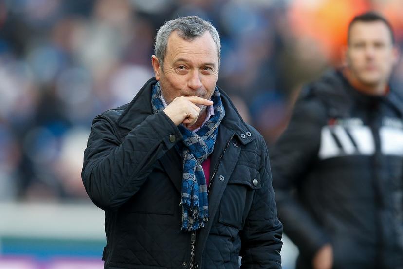 Mouscron's head coach Mircea Rednic pictured during the Jupiler Pro League match between Club Brugge and Royal Excel Mouscron, in Brugge, Tuesday 26 December 2017, on the day 21 of the Jupiler Pro League, the Belgian soccer championship season 2017-2018. BELGA PHOTO BRUNO FAHY