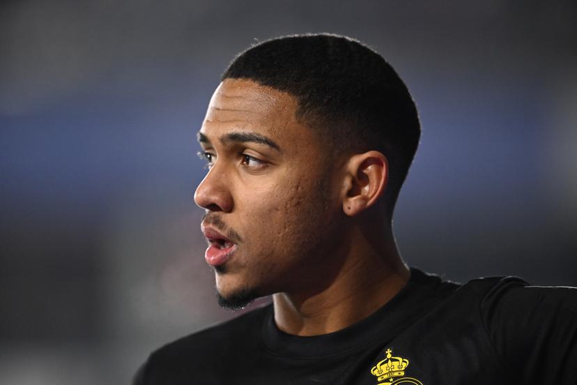 Union's Guilherme Smith, leaves and leave the field during a soccer match between Oud-Heverlee Leuven and Union Saint-Gilloise, Saturday 24 January 2026 in Leuven, on day 22 (out of 30) of the 2025-2026 'Jupiler Pro League' first division of the Belgian championship. BELGA PHOTO JOHN THYS