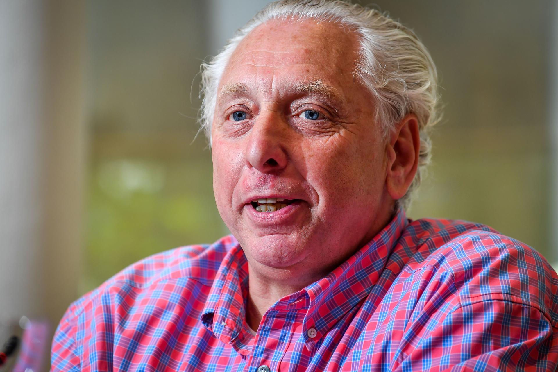 Piet De Smet, Scheldeprijs organiser pictured during a press conference, Tuesday 30 August 2016 in Mol. Boonen announced next edition og cycling race Scheldeprijs will depart from Mol and it will be his last race on Belgian soil before he retires as a professional cyclist. BELGA PHOTO LUC CLAESSEN