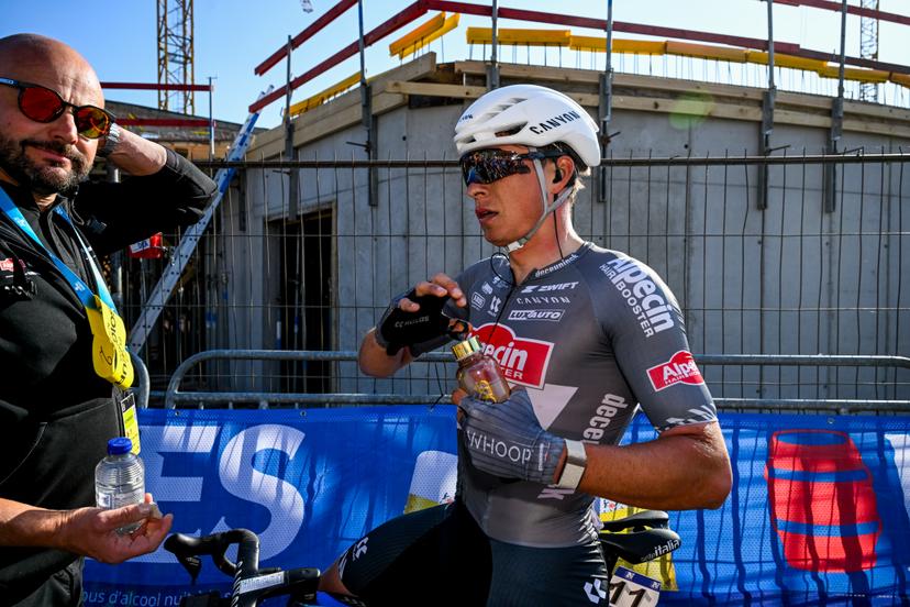 Belgian Jasper Philipsen of Alpecin-Deceuninck pictured after the men's race of the 113th edition of the 'Scheldeprijs' one day cycling event, 202,8 km from Terneuzen, the Netherlands to Schoten, Belgium on Wednesday 09 April 2025. BELGA PHOTO TOM GOYVAERTS