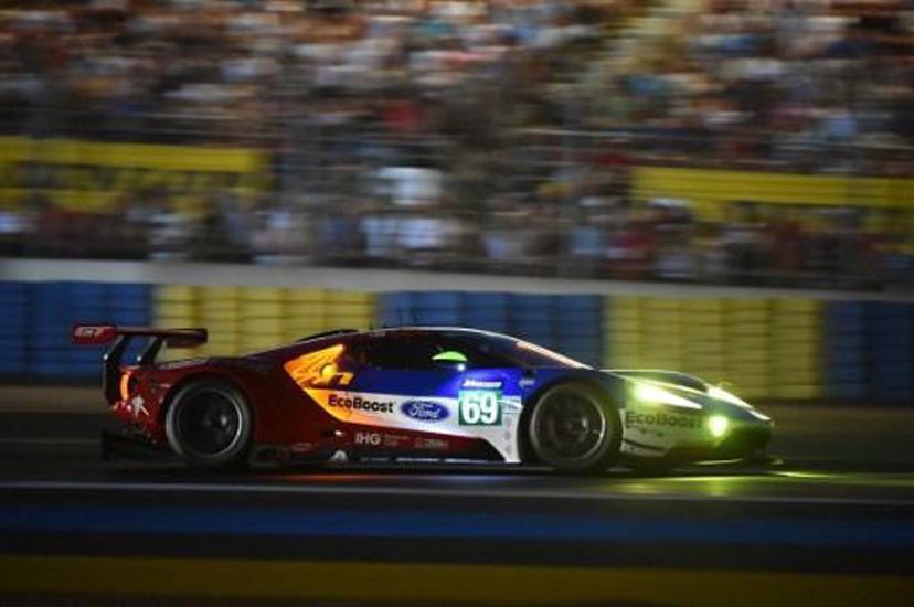 England's pilot Richard Westbrook Ford GT GTE Ecoboost n°69  during the first qualifying practice session of the Le Mans 24 hours endurance race, on June 14, 2017 in Le Mans northwestern France. Sixty cars with 180 drivers will participate on June 17 and 18 June at the 85rd Le Mans 24-hours endurance race.  JEAN-FRANCOIS MONIER / AFP