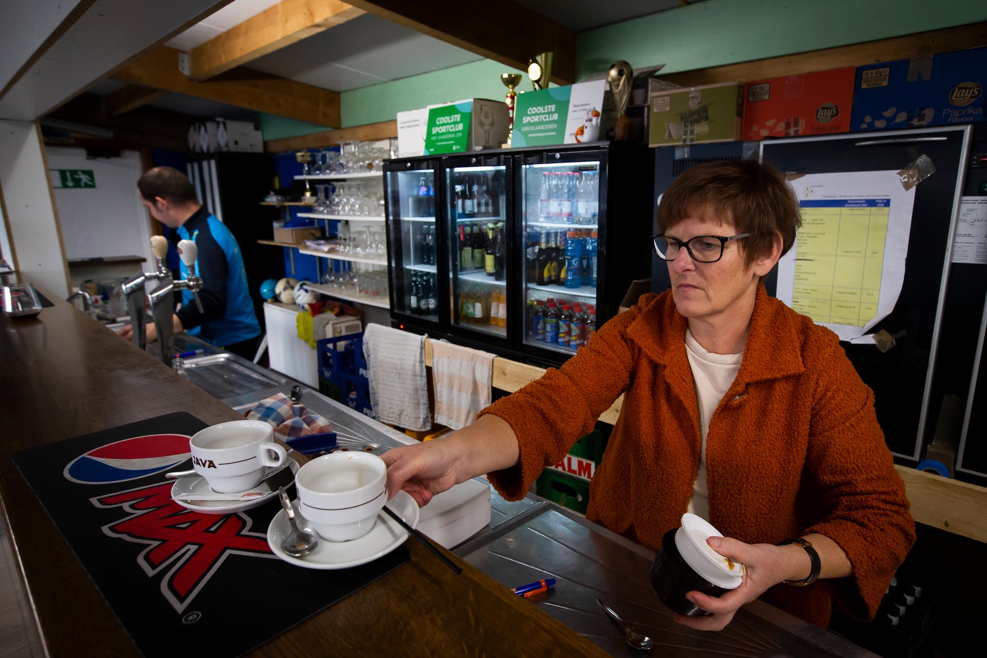 Illustration shows a volunteer of SK Vlezenbeek during a soccer game between SK Vlezenbeek and Herne, Sunday 24 November 2019, in Vlezenbeek. BELGA PHOTO KRISTOF VAN ACCOM