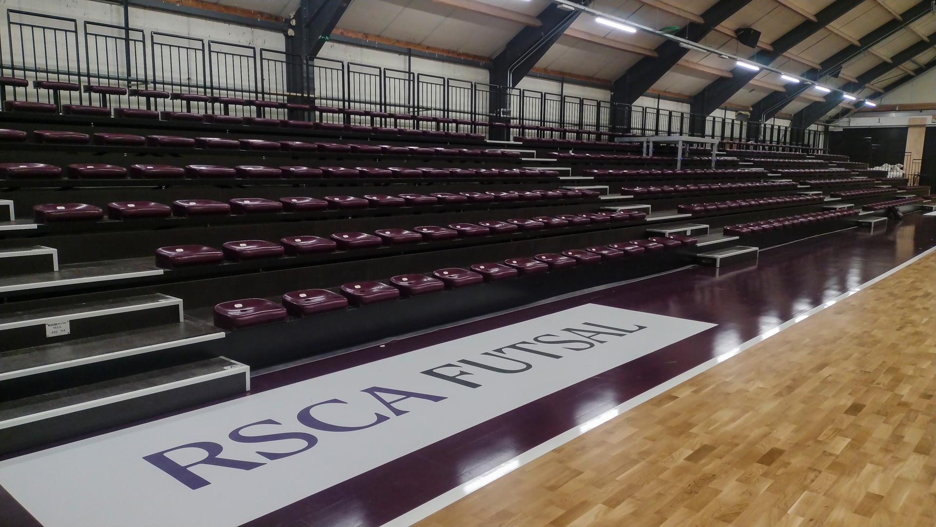 Illustration picture shows the opening of the new sport hall of belgian indoor football team RSC Anderlecht Futsal, in Roosdaal Tuesday 30 August 2022. BELGA PHOTO INE GILLIS