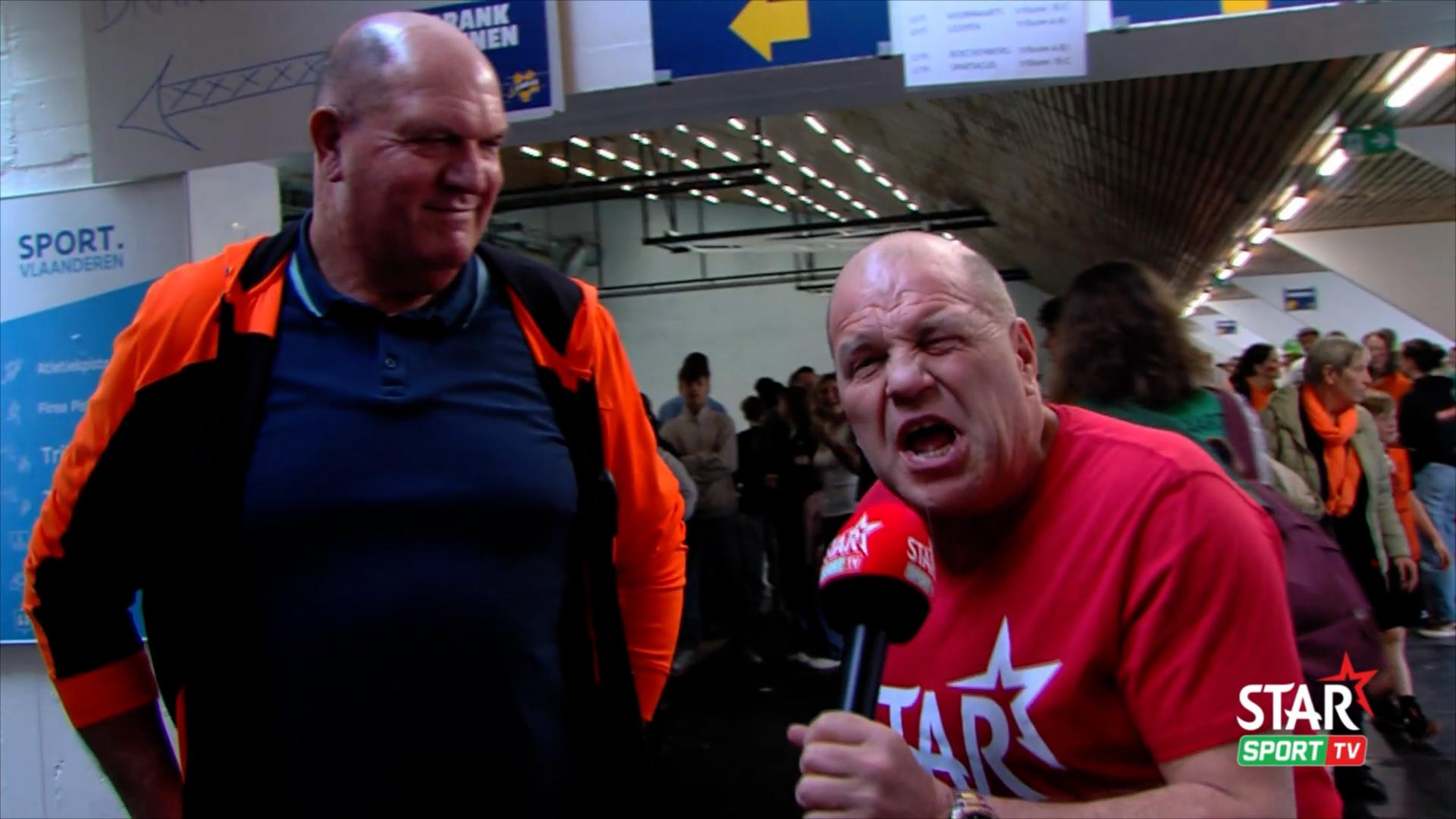 Sergio in het Korfbal