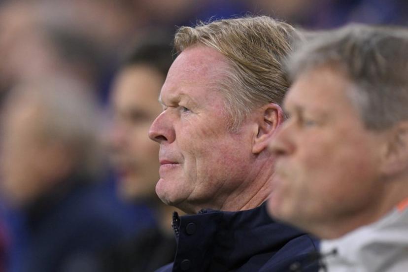 Netherlands' coach Ronald Koeman looks on before the start of the friendly football match between the Netherlands and Norway at the Johan Cruijff Arena in Amsterdam on March 27, 2026. JOHN THYS / AFP
