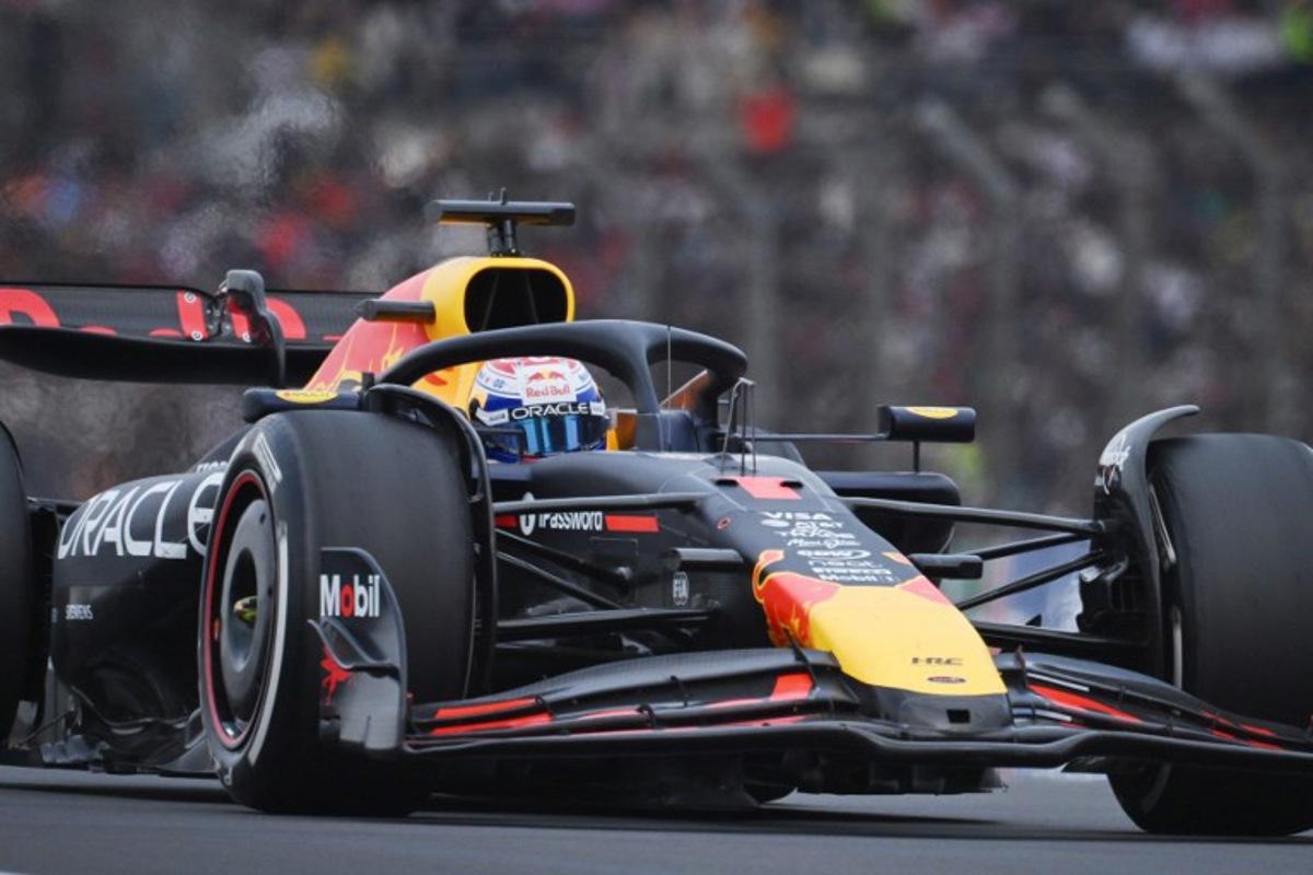 Red Bull Racing's Dutch driver Max Verstappen drives during the Formula One Chinese Grand Prix at the Shanghai International Circuit in Shanghai on March 23, 2025. GREG BAKER / AFP