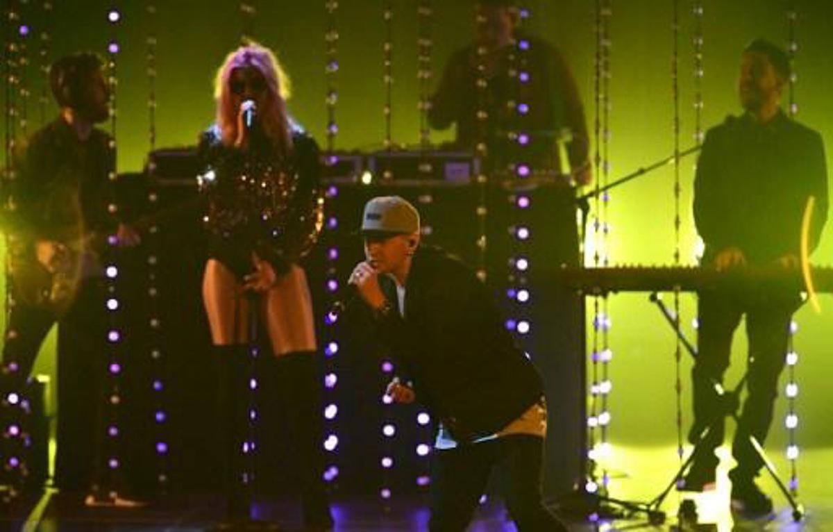 US band Linkin Park performs during the 2017 Echo Music Awards in Berlin, on April 6, 2017. Tobias SCHWARZ / POOL / AFP
